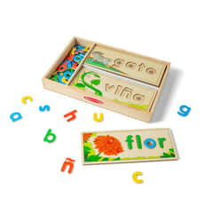 Melissa & Doug Ver y Deletrear en Español Juego Educativo de Madera por 9.99€