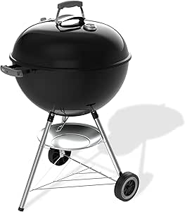 Weber 1502202 Original Kettle Charcoal Barbecue, One-Touch Cleaning System, Lid Therm
