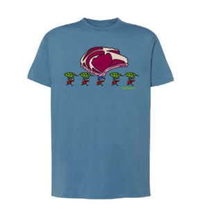 Camiseta para Hombre Kukuxumusu Txuleton por 9.99€