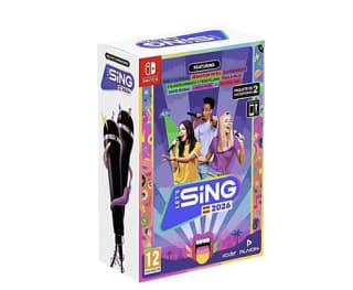 Nintendo Switch Let's Sing 2026 + 2 Micrófonos por 24,90€