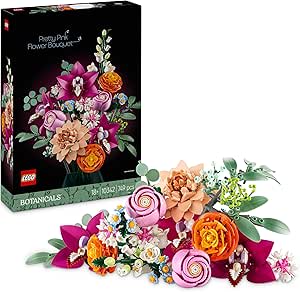 Set LEGO Botanicals - Ramo de flores fantasía en rosa por 38.39€