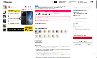 HONOR Magic8 Pro 6.71" 120Hz 512GB por $17,245 | AliExpress