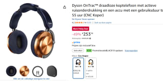 Dyson OnTrac Koptelefoon voor €243,18 dmv code bij Amazon