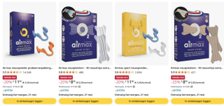 Tot 25% korting op Airmax Ademcomfort producten bij AMazon