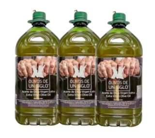 Aceite de oliva virgen extra Olivos de un Siglo 15L por 60.59€.