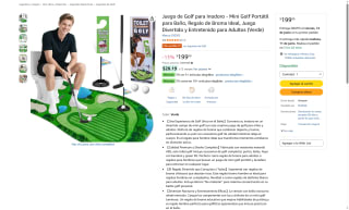 Juego Golf Inodoro por $199 | Oferta Amazon