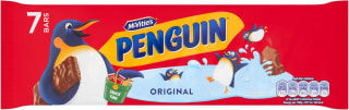 McVitie's Penguin Milk Chocolate Biscuit Bars 7 Pack £1