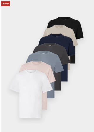 Hollister Co. CLASSIC FIT TEE 7 PACK Camiseta Básica por 38.21€