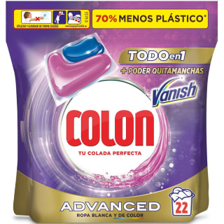 Colon cápsulas detergente azul 22 unidades por 3.99€