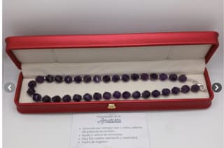 Collar de Amatista facetada con plata fina 925 CAT JOYAS $77.990 en Falabella, Cl