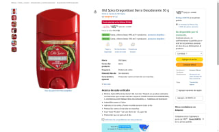 Desodorante Old Spice Dragonblast Barra 50g por $45 | Amazon