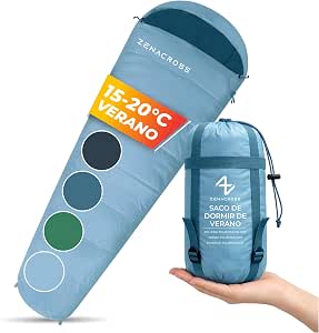 Saco de Dormir Adulto Ultraligero & Compacto per Vivac varios colores por 27.99€