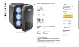 Mini Refrigerador Iceman por $399 | Oferta Amazon