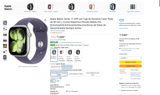 Apple Watch Series 11 46mm por $7,687 | Amazon