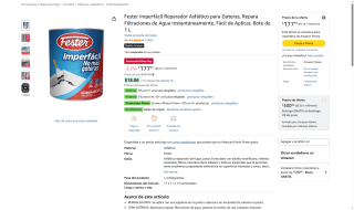 Fester Imperfácil Reparador Asfáltico por $178 | Amazon
