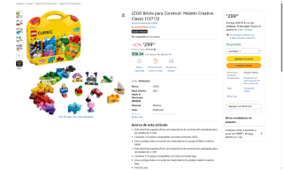 Maletín LEGO Classic por $299 | Oferta Amazon