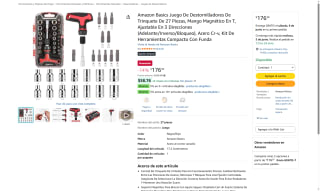 Juego destornilladores 27 piezas por $176 | Oferta Amazon