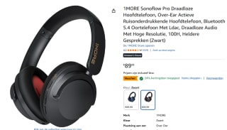 1MORE Sonoflow Pro Draadloze Hoofdtelefoon voor €68,39 bij Amazon