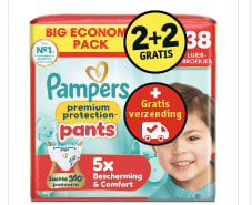 Alle Pampers 2+2 gratis bij Kruidvat