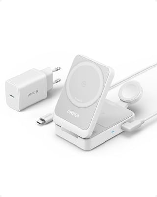 Anker MagGo 3-in-1 oplaadstation, Qi2-gecertificeerd voor €56,09 bij AMazon