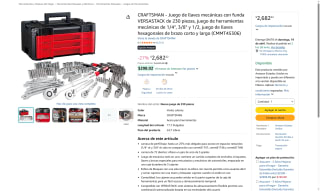 CRAFTSMAN Juego de Llaves 230 Piezas por $2,682 | Oferta Amazon