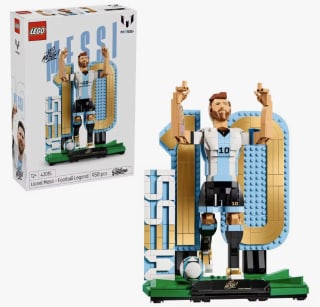 LEGO 43015 Ediciones Lionel Messi: Leyenda del Fútbol de Juguete Modelo 3D por 58,09€