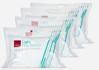 SET 4 ALMOHADAS RO SEN FIBRA LIGHT AMERICANA 70 X 50 CM BLANCO por $20.990 en Ripley