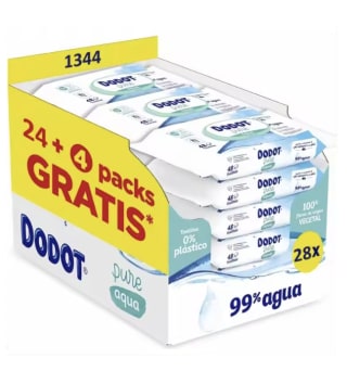 Dodot Toallitas Pure Aqua 1344 Unidades por 29,96€