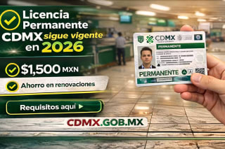 Licencia Permanente CDMX | Vigente en 2026