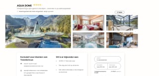 4* Wellnesspakket Aqua Dome in Tirol vanaf €179 p.p