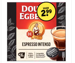 Douwe Egberts koffiecups voor €2,99 bij Kruidvat