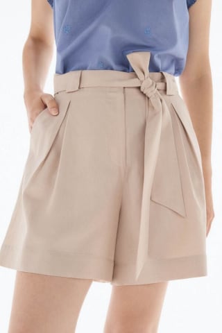 Bermuda de lino para Mujer TFP by Tamara Falcó por 39€