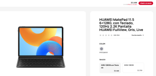 Huawei MatePad 11.5 6GB 128GB con Teclado por $3,499