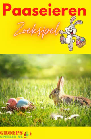 Gratis Paaseieren zoekspel aanvragen per mail bij Groepsspellen