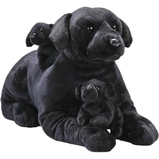 Wild Republic 27479 Cuddlekins Jumbo Mom and Puppies Black Labrador, por 9.99€