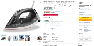 Oster Plancha de Vapor GCSTEP2501013 por $365 | Amazon