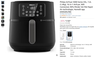 Philips Airfryer 5000 Series XXL, 7,2L (1,4Kg) voor €119,99 bij Amazon