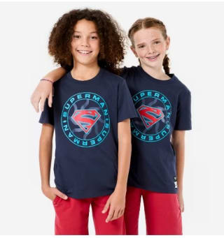 Camiseta Superman niños por 3.69€.