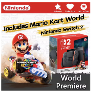 Nintendo Switch 2 NS2 Consola LCD 7,9" 1080P 120Hz Joy-Con2 por 407.70€