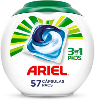 Detergente Ariel 3en1 57uds por $274 | Oferta Amazon