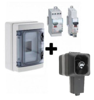 Kit recharge voiture électrique 3,6 kW Easy Charge Protec à 112,81€