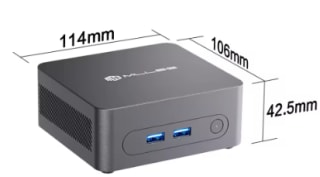 MLLSE G3 Mini PC Intel N100 CPU DDR4 16GB RAM 512GB SSD voor €82,39 bij Aliexpress