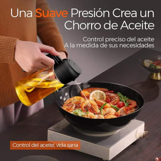 Pulverizador Aceite Cocina 470 ml Negro por 3,99€