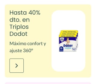 Hasta -40% en Triplos de Dodot.