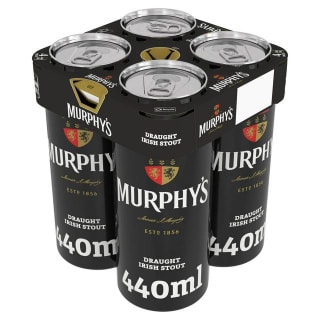 Murphy's Draught Irish Stout 4% ABV Multipack Beer Cans 4 x 440ml - Nectar Price