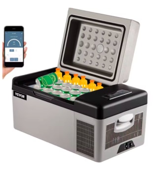 Succebuy refrigerador portátil 20L coche por 90,87€.