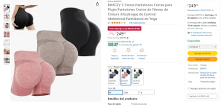3 Pantalones Cortos de Mujer por $249 | Oferta Amazon