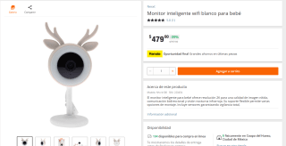 Monitor Smart WiFi para Bebé por $479 | Home Depot