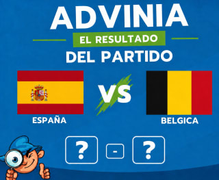 Sorteo Tarjeta Regalo Amazon 20€ si adivinas resultado España - Bélgica