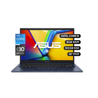 Notebook Asus Intel Core i5, 10 Nucleos, 8 GB RAM, 512 GB SSD, 14" por $459.990 Líder